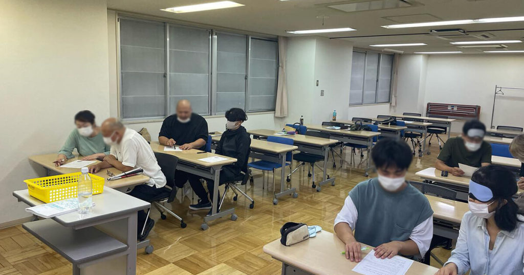 同行援護従事者養成研修/一般課程教室の様子