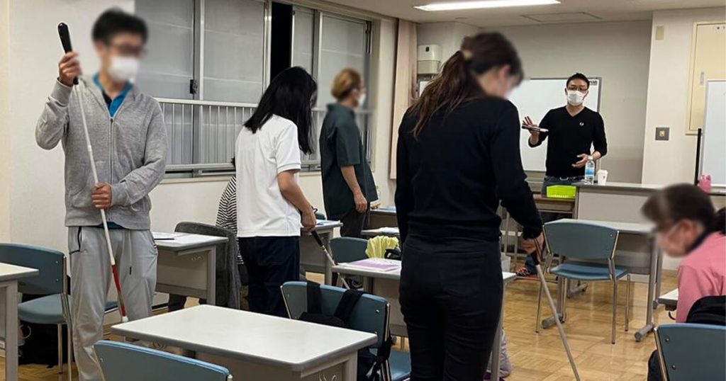 同行援護従事者養成研修/応用課程教室の様子