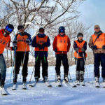 カムイスキーリンクスでの記念撮影