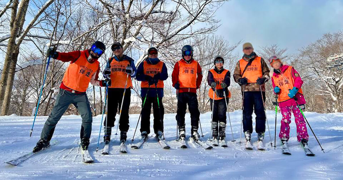 カムイスキーリンクスでの記念撮影