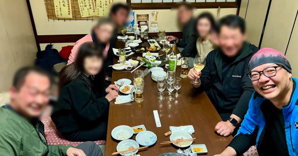 カムイスキーリンクスの夕食の様子